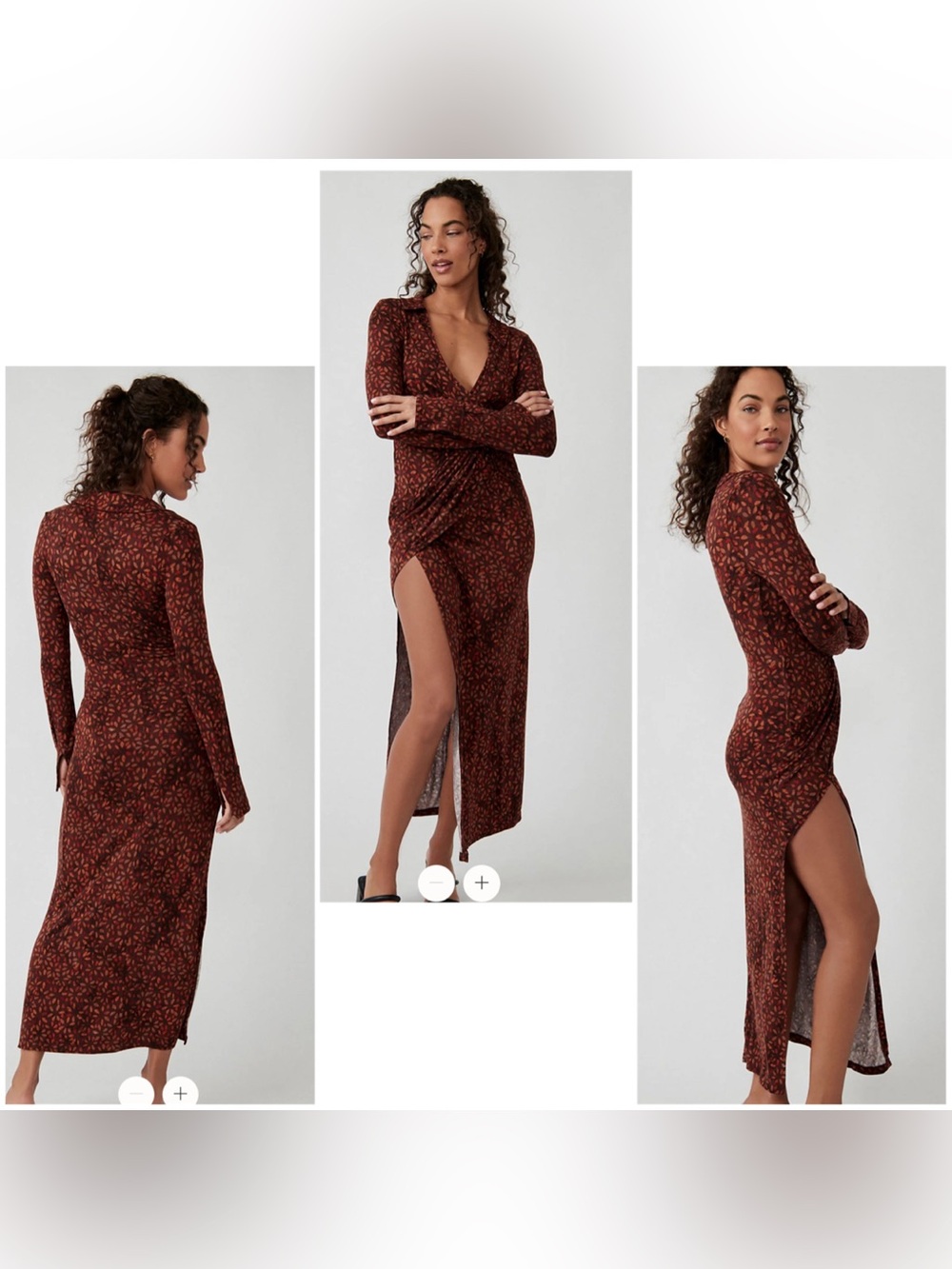 Shayla Wrap Midi Dress